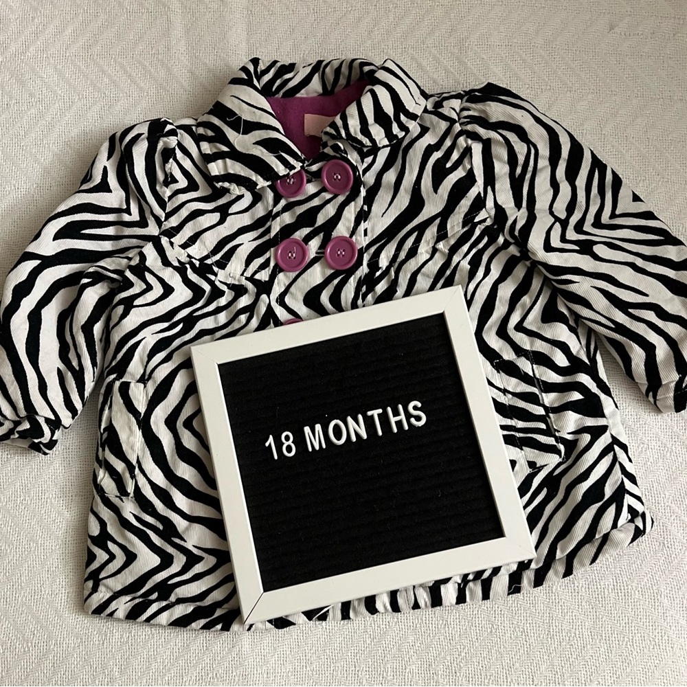 Zebra print jacket